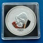 Penning Verloving Prins Willem-Alexander en Máxima - 2001, Postzegels en Munten, Penningen en Medailles, Verzenden, Overige materialen