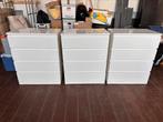 Ikea Malm ladekast 4 lade’s ladenkast 3 stuks, Huis en Inrichting, 50 tot 100 cm, 25 tot 50 cm, 100 tot 150 cm, Zo goed als nieuw