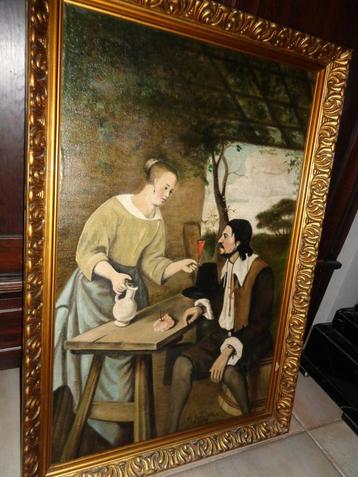 *Prachtige gesigneerde en gedateerde (1939) schilderij beschikbaar voor biedingen