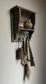 Shabby linnen doek gerafeld zeiloog stoer sober landelijk, Huis en Inrichting, Woonaccessoires | Overige, Verzenden, Nieuw