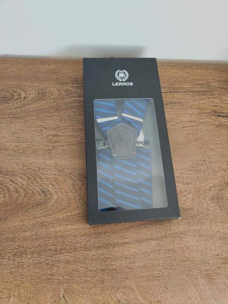 *NIEUW*: Vrolijke, gestreepte, blauwe bretels van Lerros, Kleding | Heren, Carnavalskleding en Feestkleding, Nieuw, Accessoires