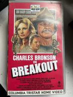 VHS    Breakout  met Charles Bronson, Actie en Avontuur, Gebruikt, Ophalen of Verzenden, Vanaf 16 jaar