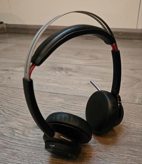 3stuks - Poly - Plantronics Voyager Focus B825 UC, Computers en Software, Headsets, Zo goed als nieuw, On-ear, Draadloos, Inklapbare microfoon