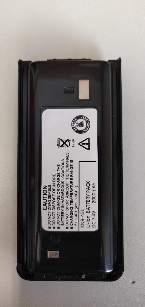 NIEUW KNB-45L 2000Mah Li-ion accu voor Kenwood portofoons, Telecommunicatie, Portofoons en Walkie-talkies, Nieuw, Toebehoren, Ophalen of Verzenden
