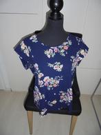 Blauw bloemtuniekje ONLY maat 40, Maat 38/40 (M), Only, Blauw, Ophalen of Verzenden