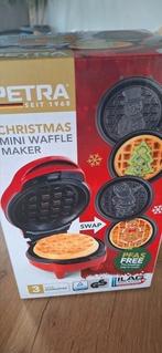 Mini wafel ijzer kerst, Huis en Inrichting, Keuken | Keukenbenodigdheden, Ophalen of Verzenden, Gebruikt