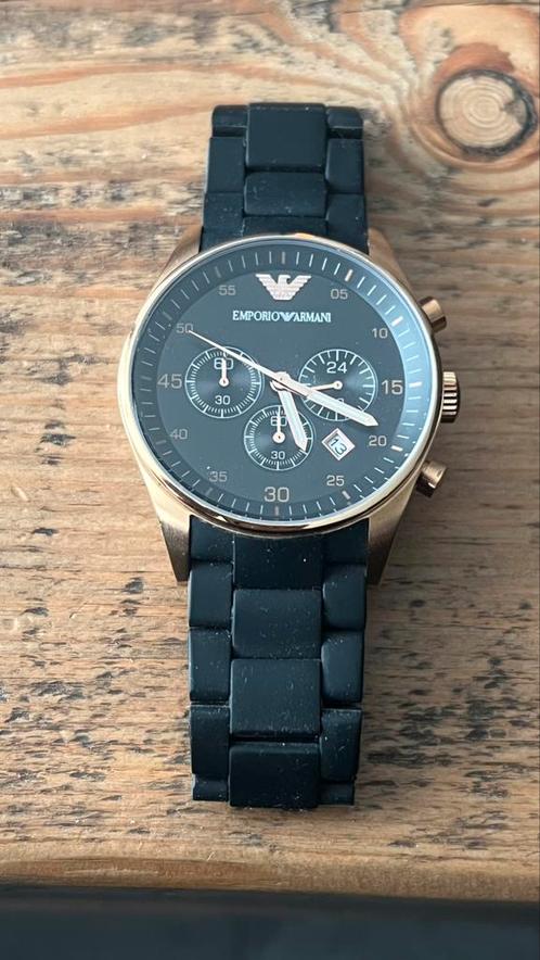 Emporio Armani AR5905 Rose Gold Heren Horloge, Sieraden, Tassen en Uiterlijk, Horloges | Heren, Zo goed als nieuw, Polshorloge