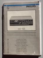 Oude handleiding manual Philips CD 152, Ophalen, Gebruikt, Philips