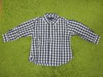 Tommy hilfiger overhemd geblokt donkerblauw/wit, Kinderen en Baby's, Babykleding | Maat 86, Ophalen, Overhemdje of Bloesje, Jongetje