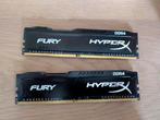 Hyperx Fury 16 gb ram, Computers en Software, RAM geheugen, DDR4, Ophalen of Verzenden, Zo goed als nieuw, Desktop