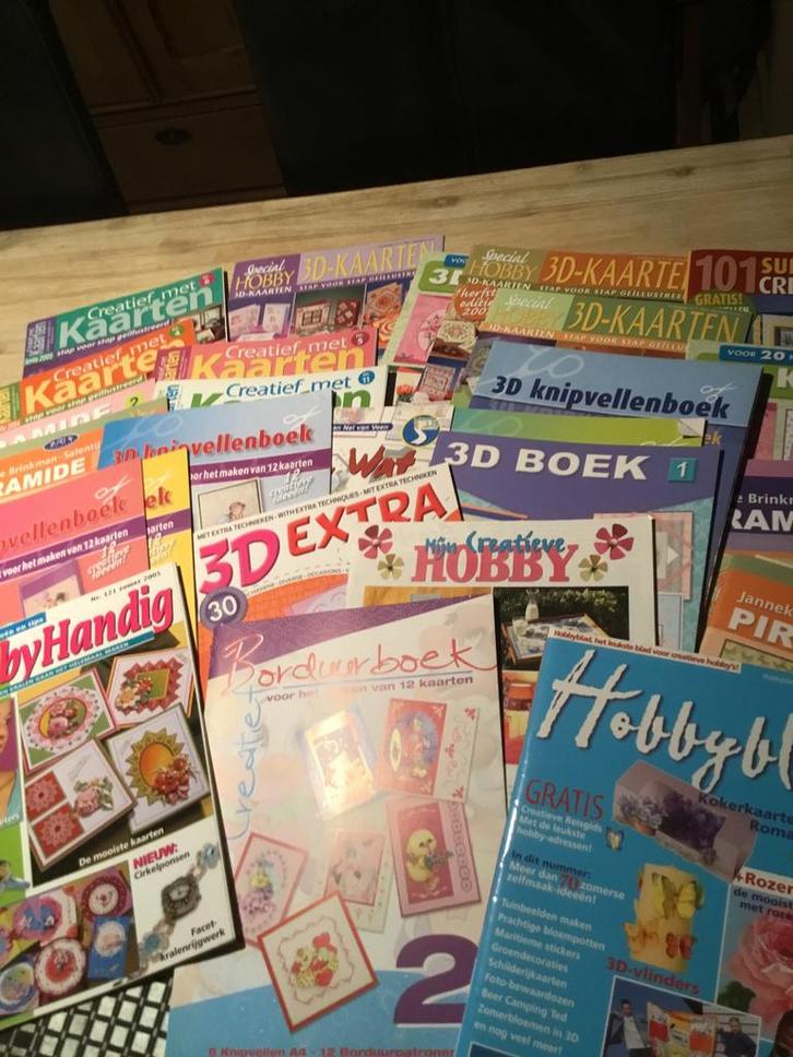 Hobby Tijdschriften  Diverse methode 30 st. (Gebruikt), Hobby en Vrije tijd, Scrapbooking, Gebruikt, Overige typen, Overige merken
