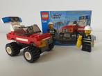 LEGO 7241 City Fire Car, Kinderen en Baby's, Speelgoed | Duplo en Lego, Complete set, Gebruikt, Ophalen of Verzenden, Lego