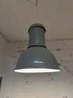 SALE: vintage emaille hanglamp, metalen lamp