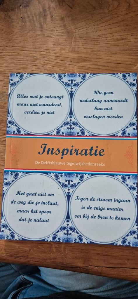 Inspiratie - Delftsblauwe Tegelwijshedenreeks, Boeken, Overige Boeken, Gelezen, Ophalen of Verzenden