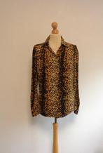 blouse Fifth house/panter /viscose, Kleding | Dames, Blouses en Tunieken, Bruin, Ophalen of Verzenden, Zo goed als nieuw, Maat 34 (XS) of kleiner