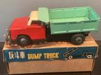 Oude frictie blikken Dumptruck MF 973,China 18 cm,nieuw! OVP, Antiek en Kunst, Antiek | Speelgoed, Ophalen