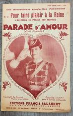 The Love Parade Parade d'Amour 1929 Maurice Chevalier, Antiek en Kunst, Kunst | Litho's en Zeefdrukken, Verzenden
