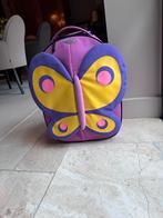 Kindertrolley Samsonite roze vlinder, Sieraden, Tassen en Uiterlijk, Koffers, Ophalen, Uitschuifbare handgreep, Gebruikt, Minder dan 50 cm