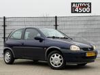 Opel Corsa 1.2i-16V Onyx NAP! Unieke stand! Nieuwe apk!, Auto's, Gebruikt, Elektrische ramen, 850 kg, Blauw