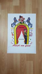 Kermis en Circus/ mooi affiche museum in Steenwijk., Ophalen of Verzenden, Zo goed als nieuw