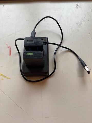 P-E17 lader + 2 Batterijen — Canon & 123accu EOS beschikbaar voor biedingen