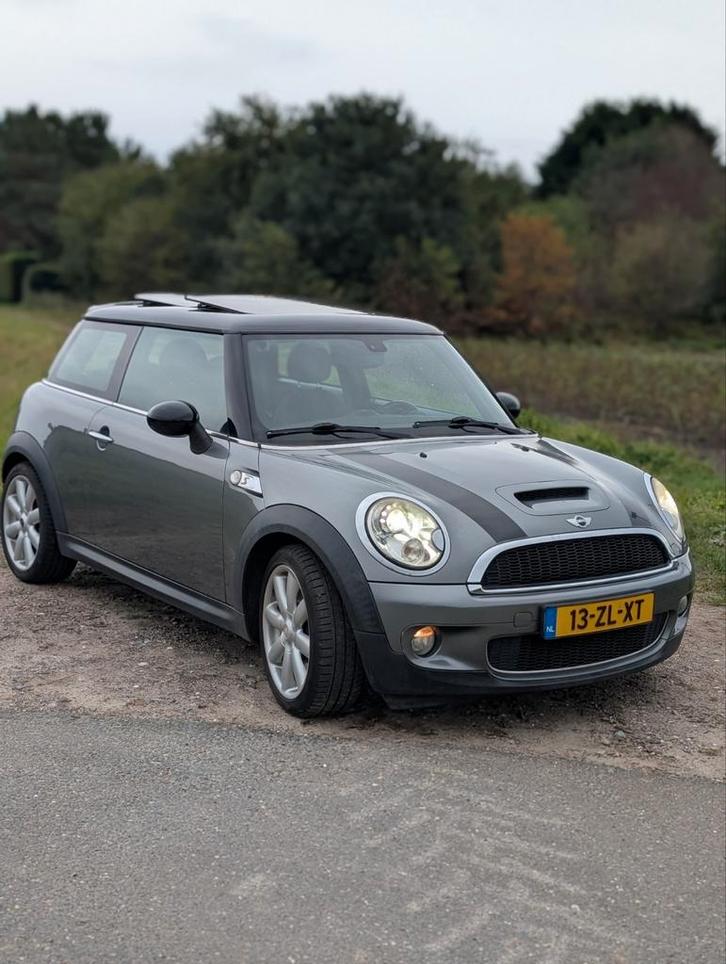 Mini r56  16V Cooper S 128KW 2008 Grijs, Auto's, Mini, Particulier, Cooper S, ABS, Adaptive Cruise Control, Airbags, Benzine, D