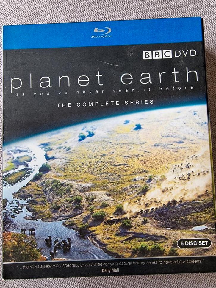 Blu Ray: Planet Earth - BBC - 5 Disc, Cd's en Dvd's, Blu-ray, Zo goed als nieuw, Documentaire en Educatief, Boxset, Ophalen of Verzenden