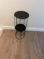Planten standaard zwart 60cm, Ophalen, Minder dan 55 cm, Metaal of Aluminium, Rond