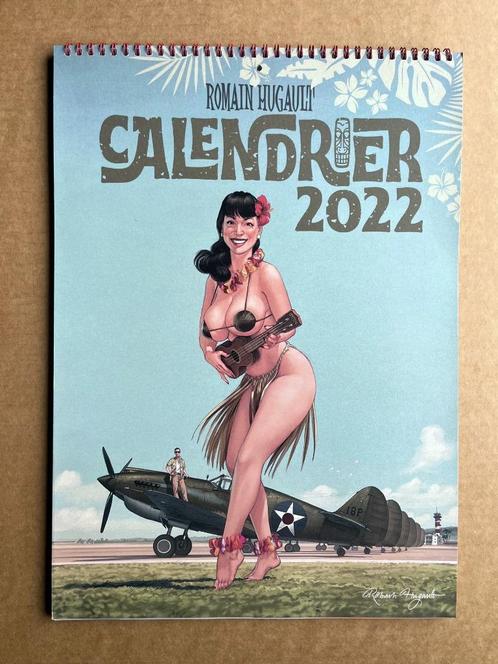 Pin-up kalender 2022 - Romain HUGAULT, Boeken, Stripboeken, Zo goed als nieuw, Verzenden