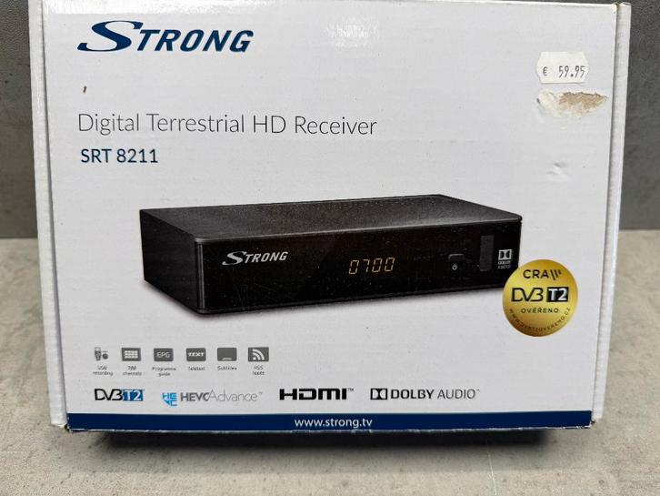 STRONG digital receiver HD - NIEUW - 11208, Caravans en Kamperen, Kampeeraccessoires, Nieuw, Ophalen of Verzenden