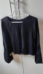 Zwarte moderne blouse van Zara maat XS, Kleding | Dames, Blouses en Tunieken, Ophalen of Verzenden, Zo goed als nieuw, Maat 34 (XS) of kleiner