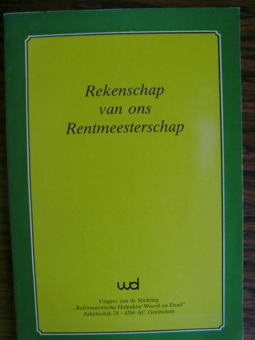 Rekenschap van ons Rentmeesterschap., Boeken, Overige Boeken, Nieuw, Ophalen of Verzenden