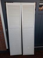 2 Louvre deuren wit, Ophalen, Binnendeur, Minder dan 200 cm