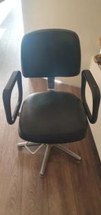 Kappersstoel met Pomp - Zwart, Huis en Inrichting, Stoelen, Gebruikt, Zwart, Ophalen of Verzenden, Eén