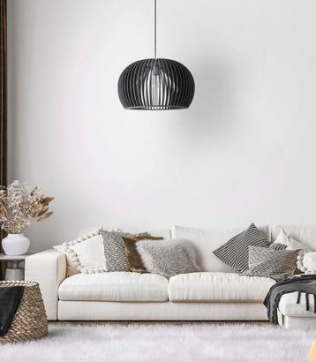 Paco Home Pulu S Hanglamp Zwart - Nieuw beschikbaar voor biedingen