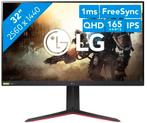 LG 32GP850-B 32" QHD 165Hz Gaming Monitor, Computers en Software, Monitoren, Gebruikt, IPS, In hoogte verstelbaar, DisplayPort