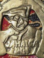 Oud kleppermannetje uit Engeland met een piraat 8 cm., Antiek en Kunst, Ophalen of Verzenden, Koper