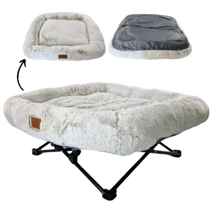 Topmast Hondenstretcher Fluffy - Snowy white, Dieren en Toebehoren, Hondenmanden, Nieuw, Pluche, Ophalen of Verzenden