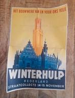 Poster winterhulp, Ophalen of Verzenden, Nederland, Foto of Poster