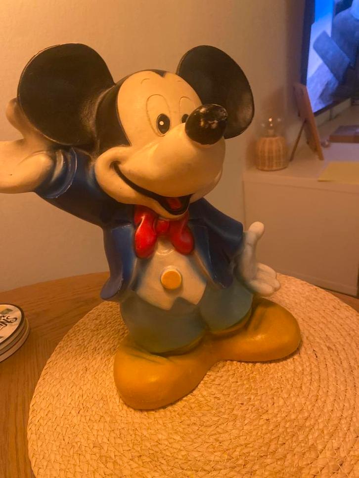 Disney Mickey finyl decoratie (lamp) vintage, Verzamelen, Disney, Zo goed als nieuw, Beeldje of Figuurtje, Mickey Mouse, Ophalen of Verzenden