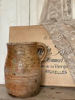 Brocante oude Franse grespot / gres pot (1), Antiek en Kunst, Ophalen of Verzenden
