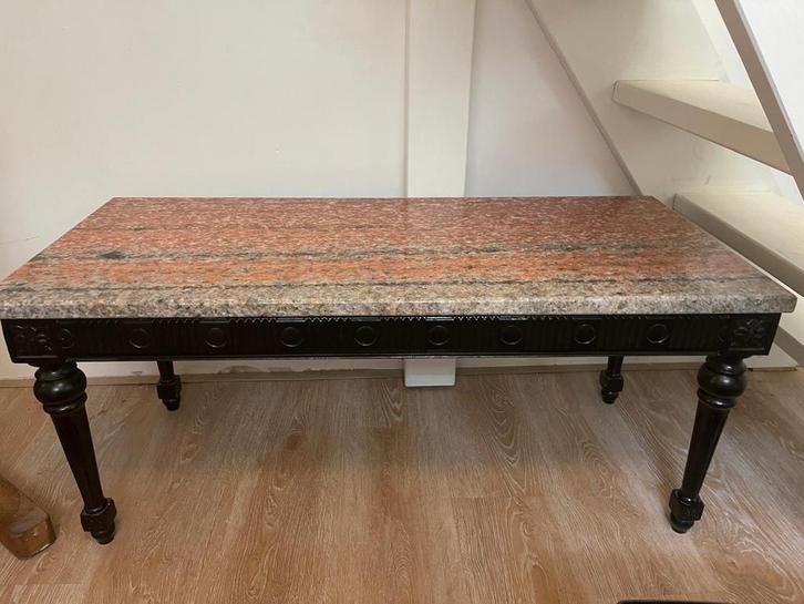 Antieke Tafel met Marmeren Blad, Antiek en Kunst, Antiek | Meubels | Tafels, Ophalen