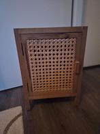 Rotan nachtkastje, Minder dan 45 cm, Zo goed als nieuw, Hout, 55 tot 70 cm