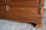 Prachtige grote antieke eiken houten Louis Philippe kast., Verzenden