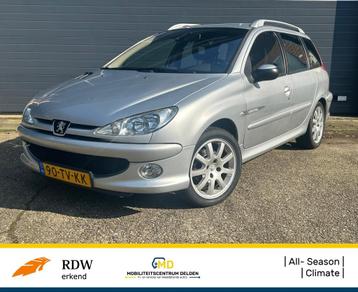 Peugeot 206 1.6-16V Quiksilver / Climate / All- Season beschikbaar voor biedingen