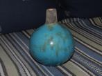 Handgemaakt keramiek vaasje turquoise NIEUW, Ophalen of Verzenden