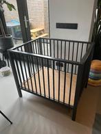 Te koop: box 99x78 antraciet, Kinderen en Baby's, Boxen, Ophalen, Gebruikt, Rechthoekig, In hoogte verstelbaar
