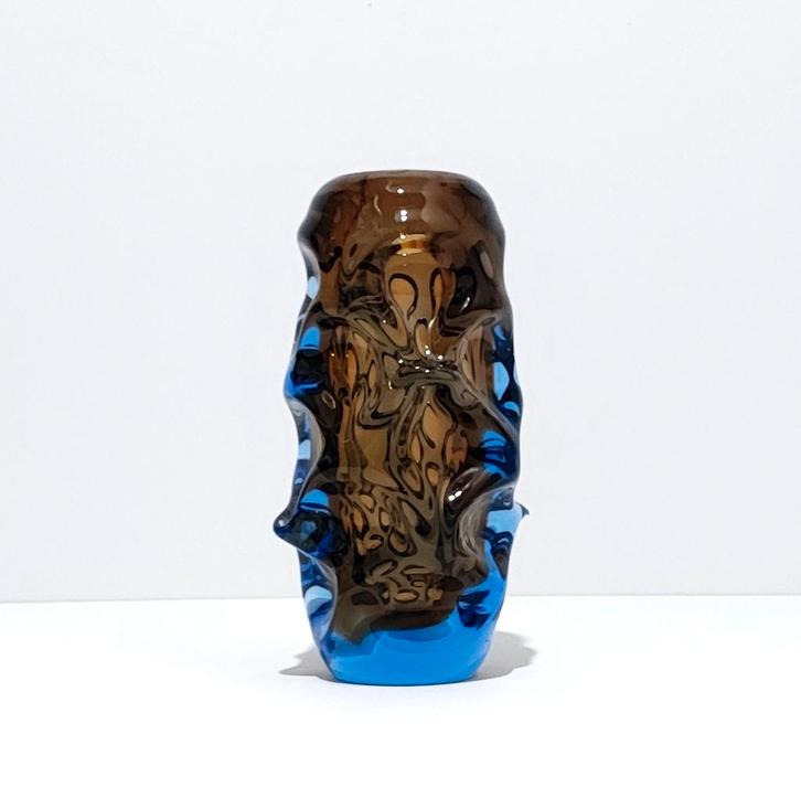 Vaas object, Jan Beranek c1959 Skrdlovice Tsjechoslowakije., Antiek en Kunst, Antiek | Glas en Kristal, Ophalen of Verzenden