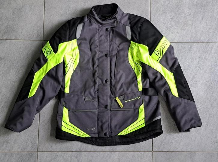 Macna dames motorjas 2XL ️ grijs neon geel zwart, Motoren, Kleding | Motorkleding, Jas | textiel, Dames, Tweedehands, Ophalen of Verzenden