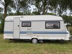 Hobby Classic 495 TLM / losse bedden, Caravans en Kamperen, Caravans, Hobby, Schokbreker, Bedrijf, Treinzit